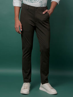 CRIMSOUNE CLUB - Men's Olive Trousers