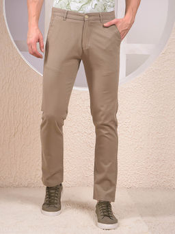 CRIMSOUNE CLUB - Men's Khaki Trousers