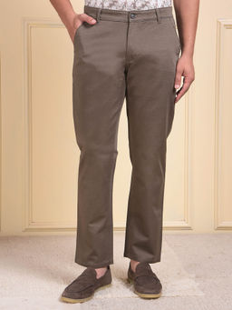 CRIMSOUNE CLUB - Men's Brown Trousers