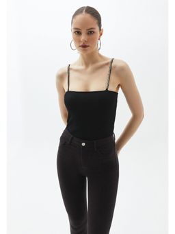 OXXO - Black Solid Tank Top