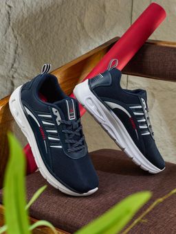 Campus - Men Teal DASHO Navy Blue Running Shoes