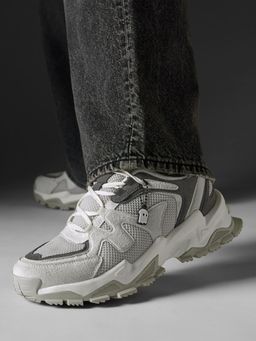 The Souled Store - Men Grey Explorer Sneakers