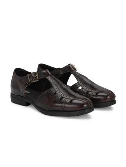 Delize - Women Brown Vegan Leather Block Heels