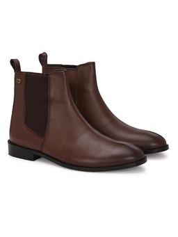 Delize - Men Brown Chelsea Ankle Boots