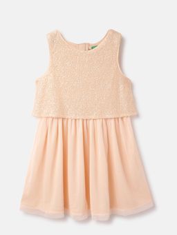 United Colors of Benetton - Cream Sequin Regular Fit Pant