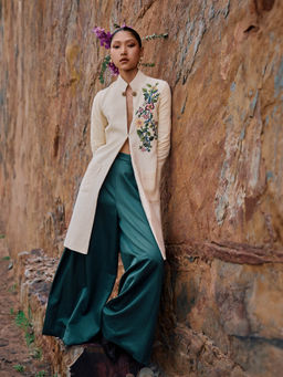 The Whole Nine Yards - Zucchi Ziva Embellished Jacket and Pant (Set of 2)