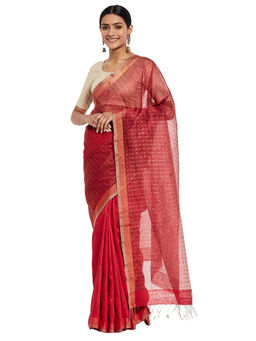 Fabindia - Silk Embroidered Sari