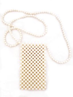 A Clutch Story - Pristine Pearl Mobile Pouch