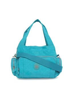 Baomi - Crinkle Range Blue Color Soft Case Nylon Handbag - Ba-816021002