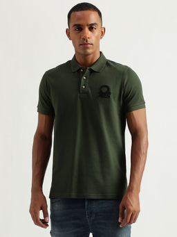 United Colors of Benetton - Mens Regular Fit Polo Collar Solid T-Shirt