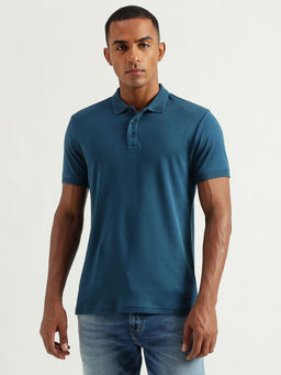 United Colors of Benetton - Mens Regular Fit Polo Collar Solid T-Shirt