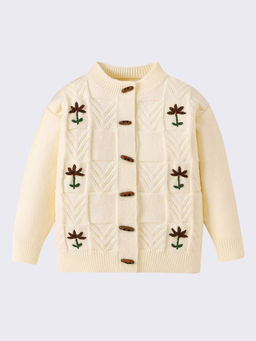 Hopscotch - Floral Embroidered Sweater