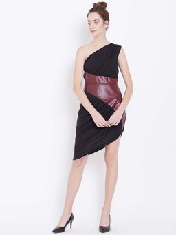 Dodo & Moa - Women Solid Black Dress