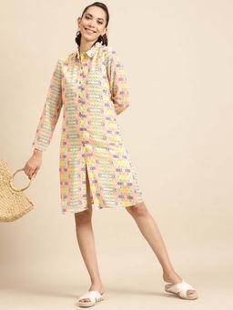 Dodo & Moa - Women Multi-Color Printed Dress