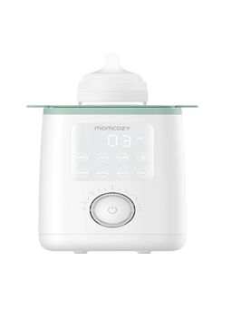 Momcozy - White Baby Bottle Sterilizer & Warmer (0-6 months)