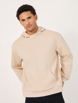 Styli - Men's Solid Heavy Weight Boxy Fit Hoodie