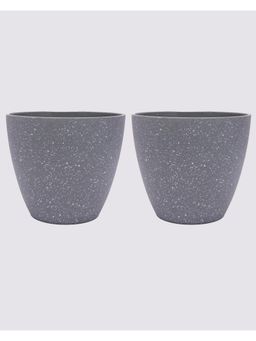 Voncasa - Planter, Plant Pot Melamine (Pack of 2)