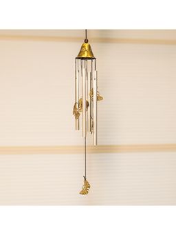 Voncasa - Unique Silver & Copper Decorative Wind Chime For Home Cm