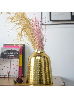 Voncasa - Iron Vase Gold