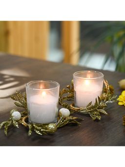 Voncasa - Vanila Scented Candles (Pack of 2)