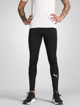 Puma - Black Colorblock Skinny Fit Tights