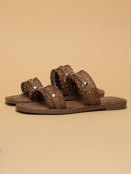 ERIDANI - Aviva Brown Casual Flats