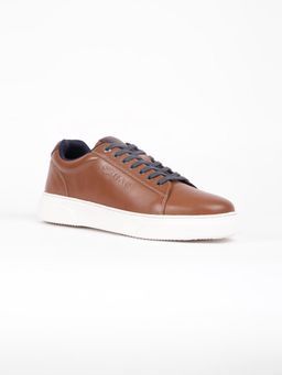 GAS - Men Stealth Drip Brown Sneakers