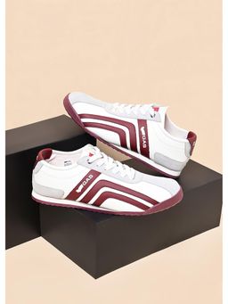 GAS - Men Holo Stride Maroon Sneakers