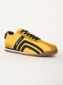 GAS - Men Holo Stride Yellow Sneakers