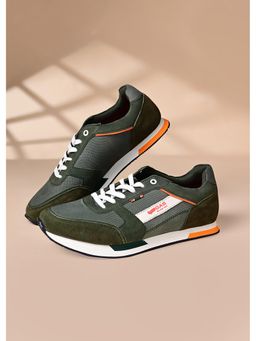 GAS - Men Dolce Drive Olive Sneakers