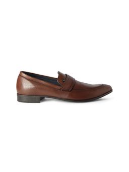 Louis Philippe - Men Brown Slip On Loafers