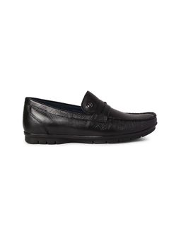 Louis Philippe - Men Black Slip On Loafers