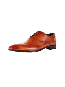 Louis Philippe - Men Brown Lace Up Brogues