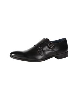 Louis Philippe - Men Black Formal Monk Strap