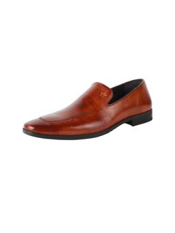 Louis Philippe - Men Tan Slip On Loafers