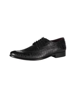 Louis Philippe - Men Black Lace Up Derbies