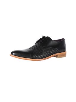 Louis Philippe - Men Black Lace Up Derbies