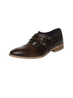 Louis Philippe - Men Brown Monk Strap