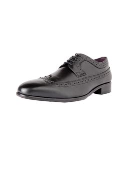 Louis Philippe - Men Black Lace Up Brogues
