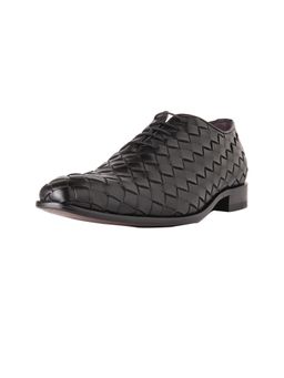 Louis Philippe - Men Black Lace Up Oxford