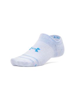 Under Armour - Unisex Essential No Show Low Socks - Blue (Pack of 3)