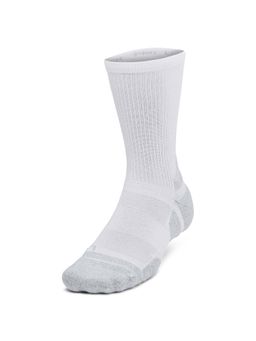 Under Armour - Unisex Performance Novelty Crew Socks - White (Pack of 3)