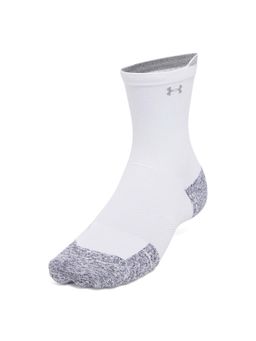 Under Armour - Unisex Dry Run Cushion Crew Socks - White (Pack of 3)