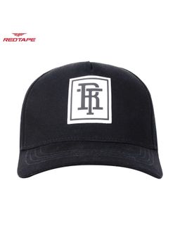 Red Tape - Black Solid Baseball Unisex Cap
