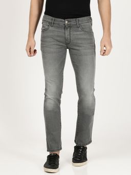 Wrangler - Men Bostin Cropped Grey Jeans (Slim)