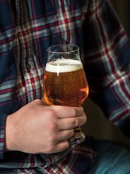 Luigi Bormioli - Birrateque Craft Beer IPA-White Glass for thinKitchen (Pack of 2)