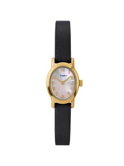 Timex - Cavatina Mother of Pearl Oval Dial Analog Women Watch - TW2W82600JQ (S)