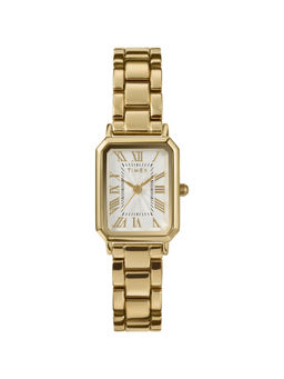 Timex - Trend White Rectangle Dial Analog Women Watch - TW2Y012007I (S)