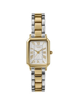 Timex - Trend White Rectangle Dial Analog Women Watch - TW2Y013007I (S)