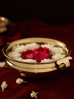 DecorTwist - Nitya Plain Brass Sheet Metal Urli